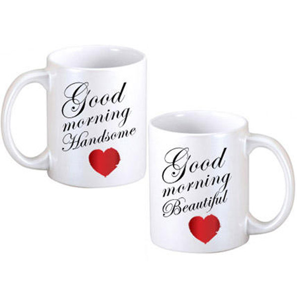 Send Good Morning Couple Mugs Online