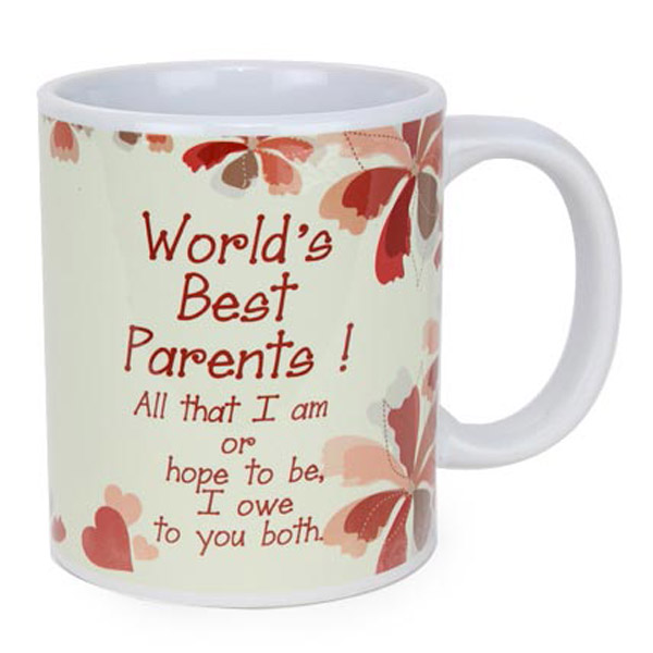 Send Worlds Best Parents Mug Online