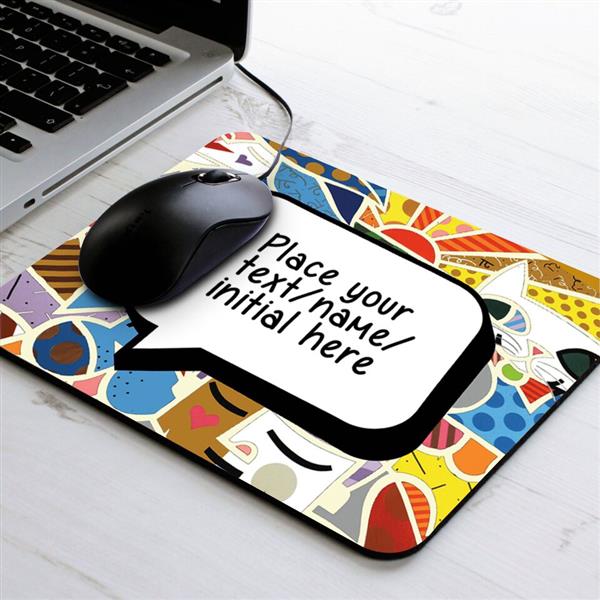 Send Vibrant Personalized Mouse Pad Online