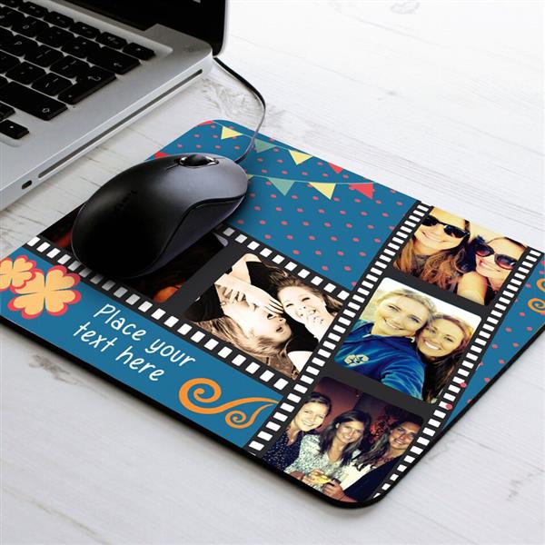 Send Picture Strip Personalized Mouse Pad Online