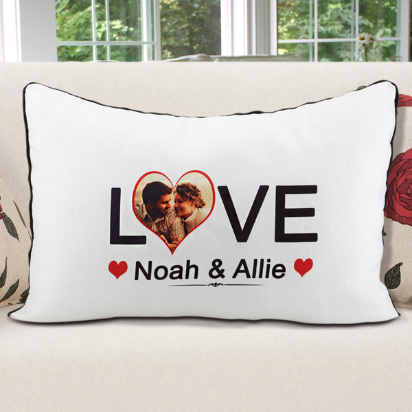 Send Personalized Pillow Cover White Online