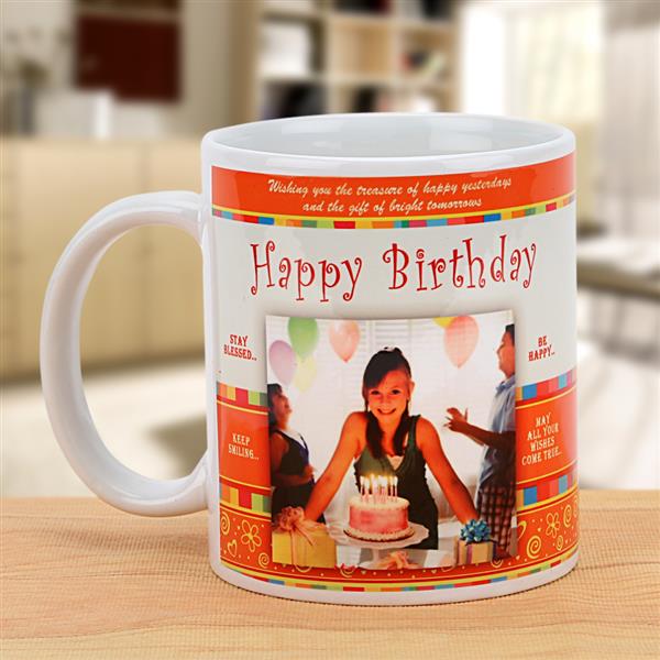 Send Happy Bday Personalized Mug Online