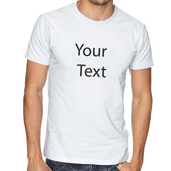 Send White Personalized T Shirt Online