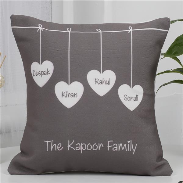 Send Cute Family Cushion Online