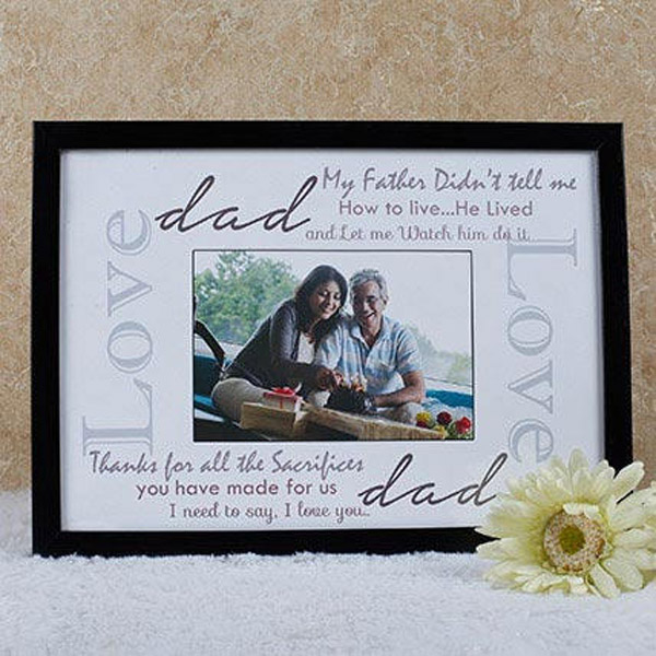 Send Personalized Frame For Dad Online
