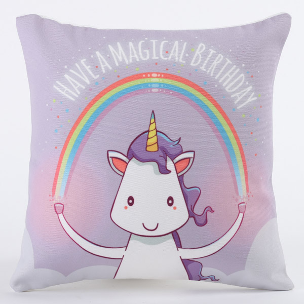 Send Unicorn Rainbow LED Cushion Online