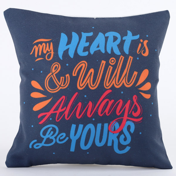 Send My Heart is Yours LED Cushion Online