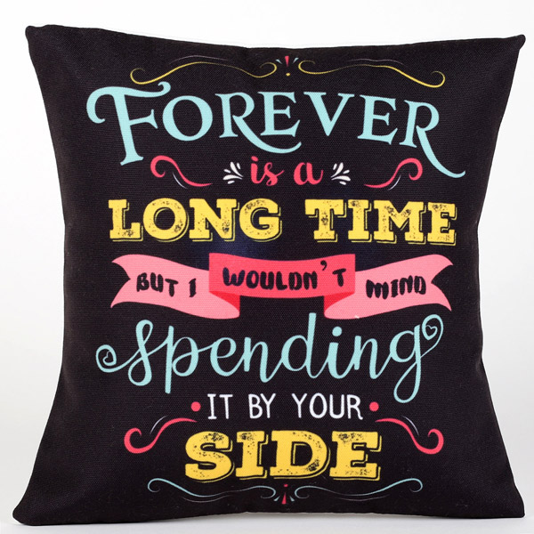 Send Forever By Your Side Cushion Online
