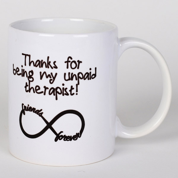 Send Unpaid Therapist Mug for Best Friend Online