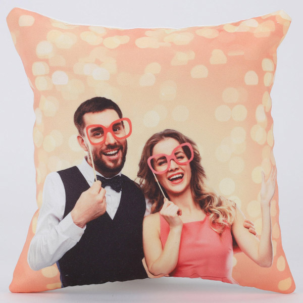 Send Personalised V Day LED Cushion Online