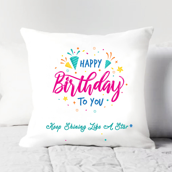 Send Heartwarming Happy Birthday Cushion Online