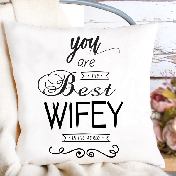 Send Best Wife Cushion Online