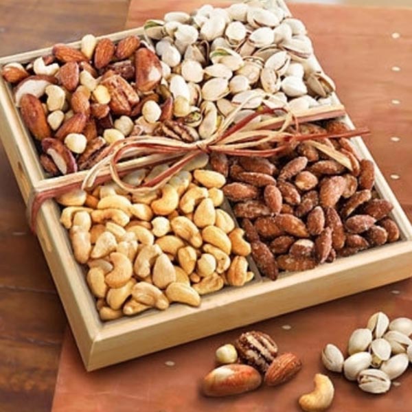 Send Deluxe Roasted Mixed Dryfruit Tray Online