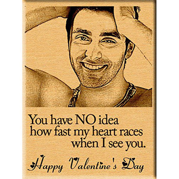Send My Heart Races Fast - Customized Valentine Gift Online