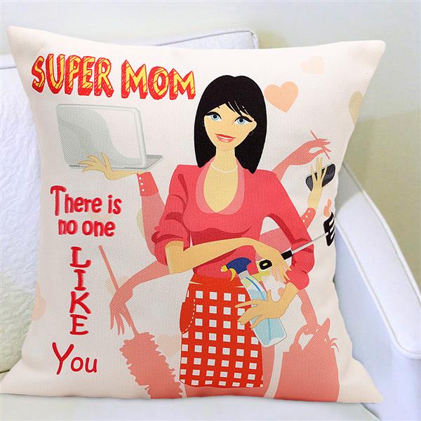 Send Super Mom Cushion Online
