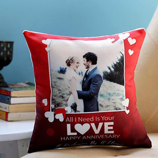 Send Personalised Anniversary Love Cushion Online GAL1993757 Giftalove