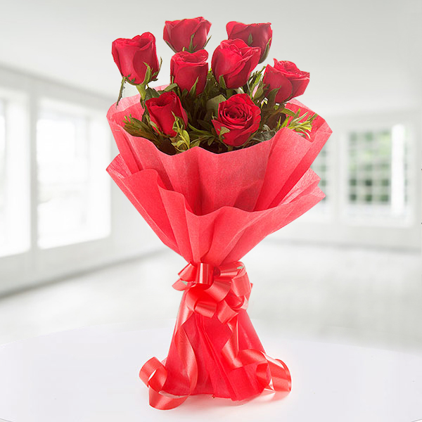 Send Alluring Red Rose Bouquet Online