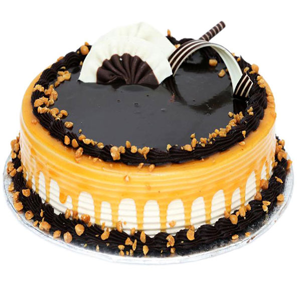 Send Delightful Caramel Chocolate Cake Online