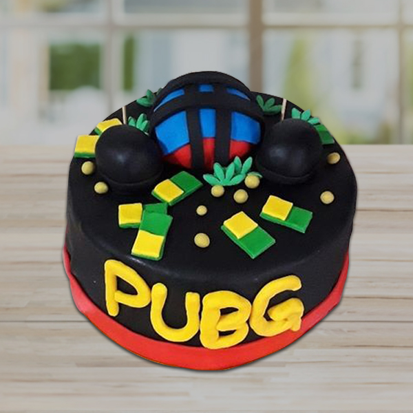 Send Yummy Pubg Theme Cake Online