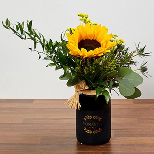 Send Vase Arrangement Of Exotic Flowers Online
