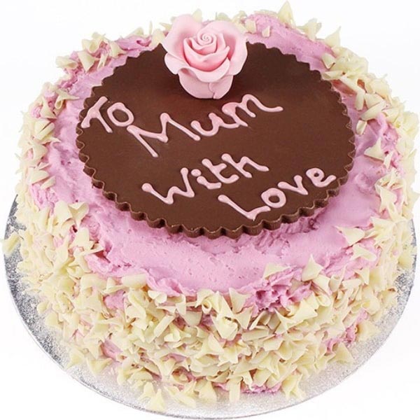 Send Mothers Day Strawberry Flake Cake Online