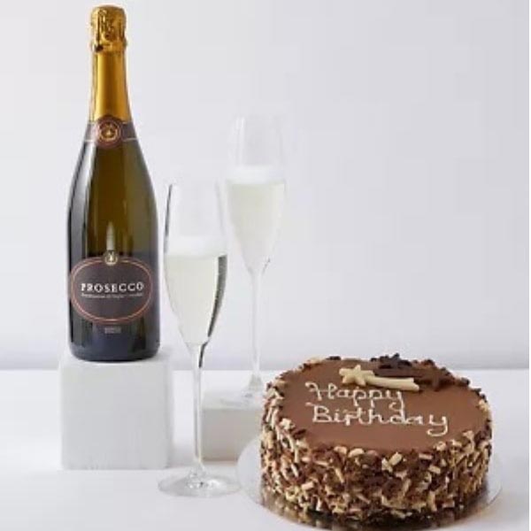 Send Birthday Cake and Prosecco Online