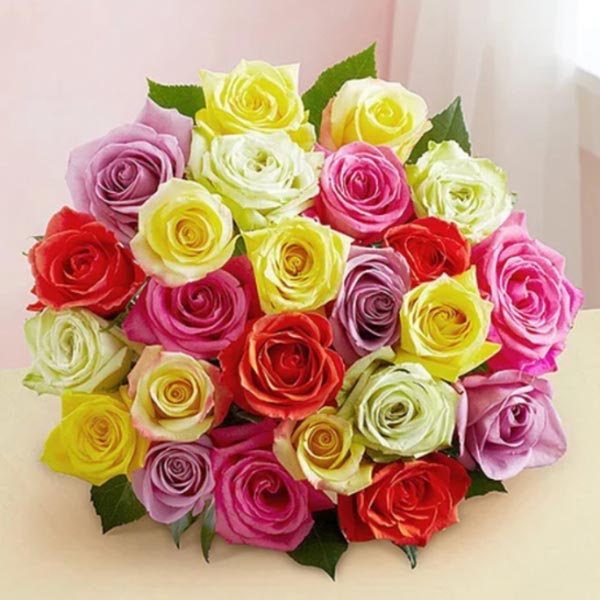 Send Mixed Rose Bouquet  Online