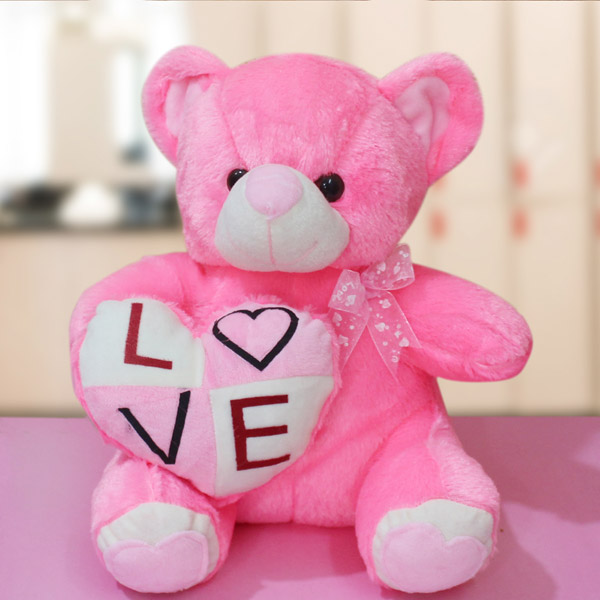 Send Pink Love Teddy Online