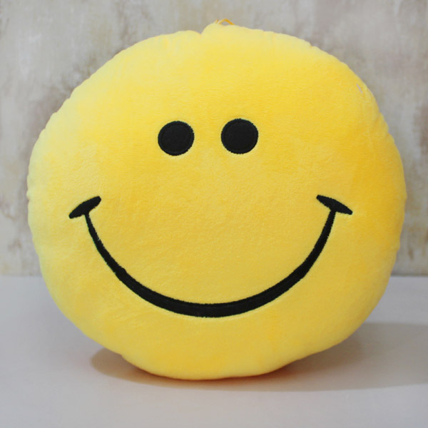 Send Happy Smiley Cushion Online