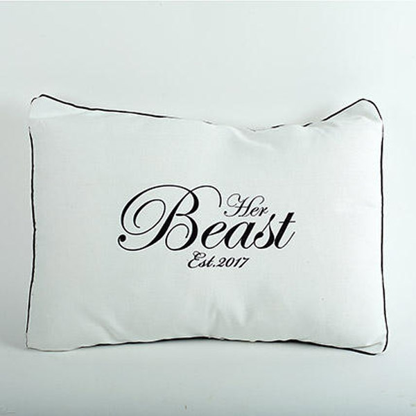 Send Her Beast Personalized Cushion Online
