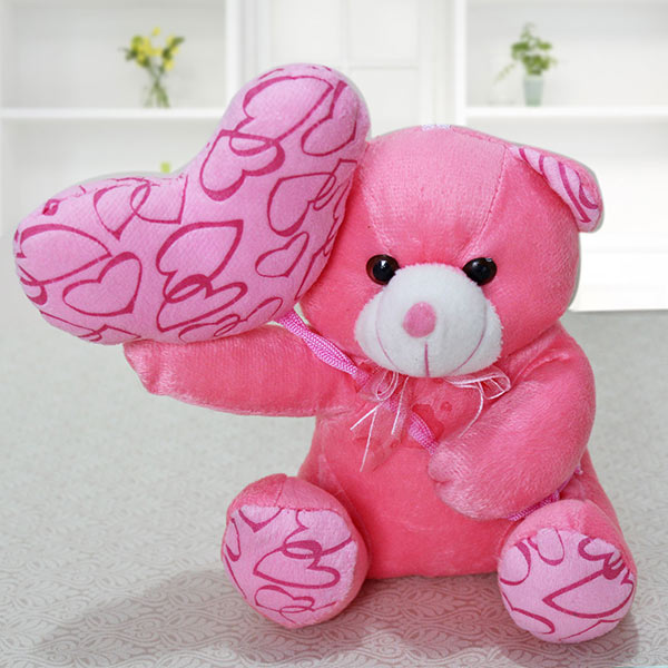 Send Cute Bear with Balloon - 7 cm Online