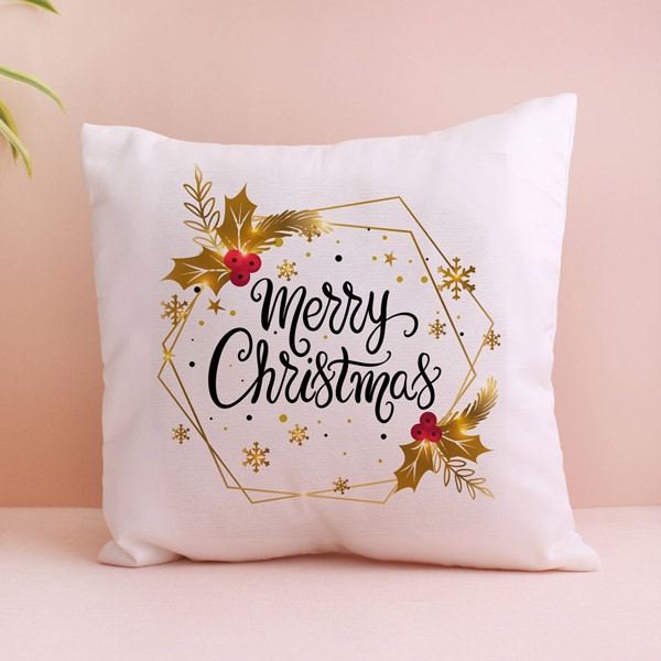 Send Vibrant Christmas Cushion Online
