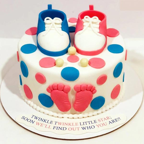 Send Baby Steps Theme Cake Online