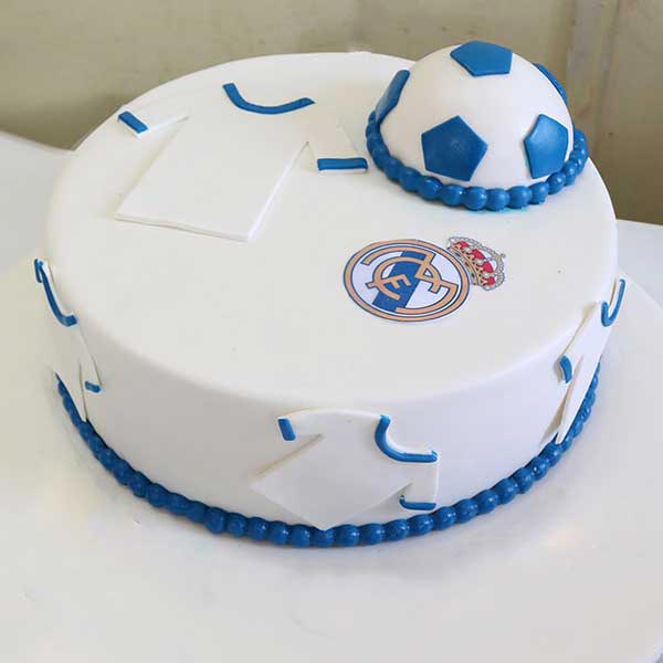 Send Blue Football Jersey Cake Online