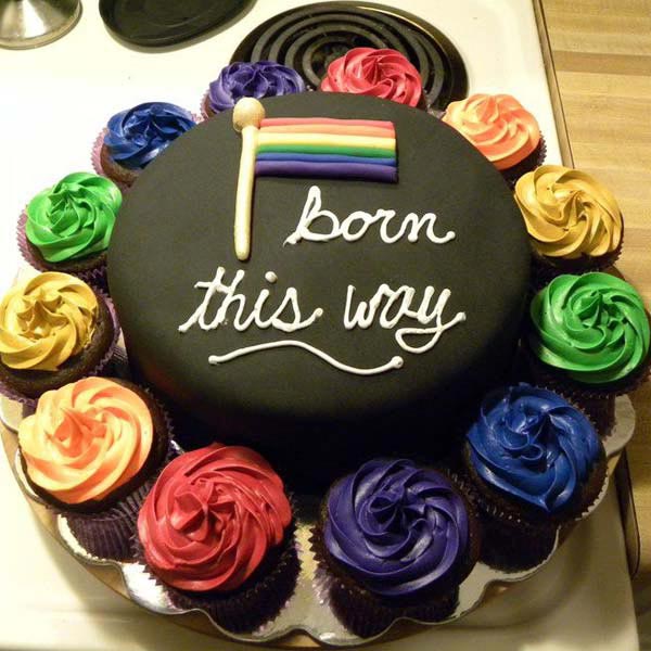 Send Born this way cake Online