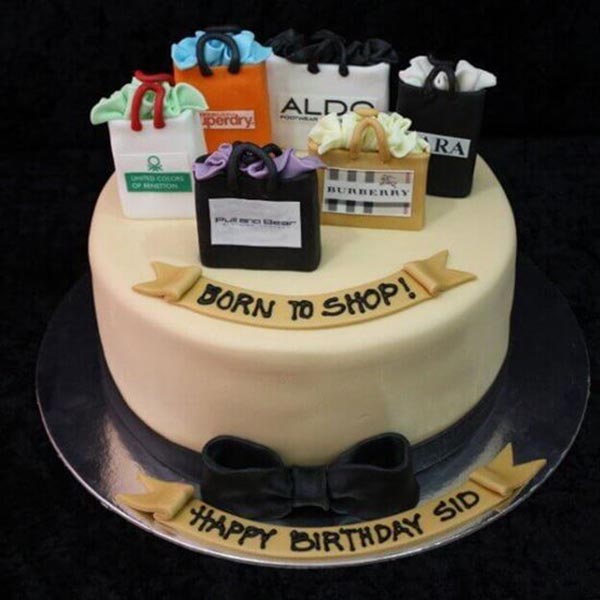 Send Born to Shop Cake Online