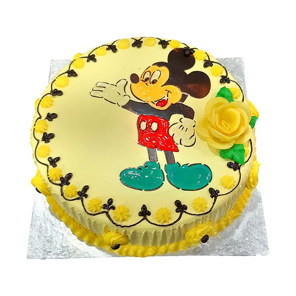 Send Butterscotch Mickey Mouse Cake Online