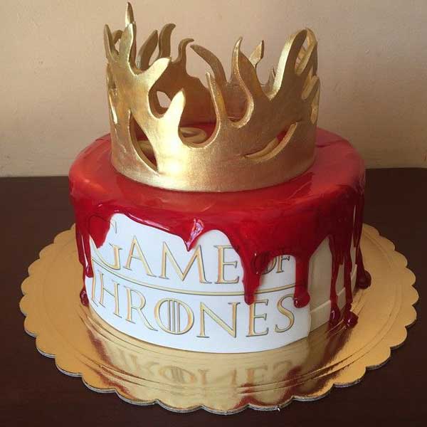 Send Cake With Crown On Top Online