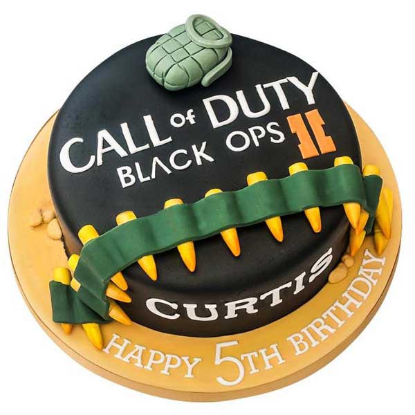 Send Call Of Duty Themed Cake Online