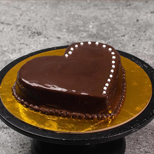 Send Chocolate Cake in Heart Shape Online