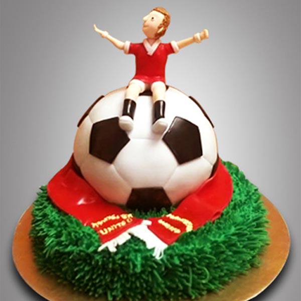 Send Chocolate Fondant Football Cake  Online