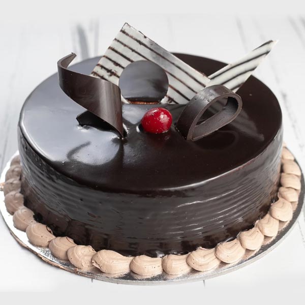 Send Chocolate Truffle Cake with Cherry on Top Online