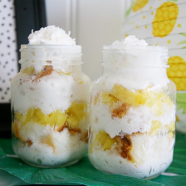 Send Coconut Pineapple Jar Cake Online