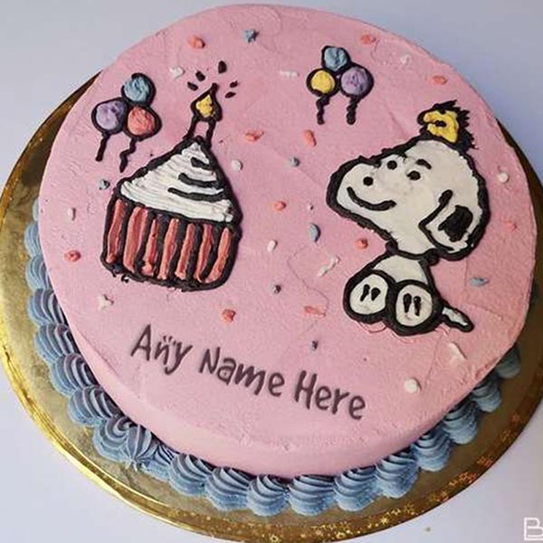 Send Colorful Snoopy Baby Theme Cake  Online