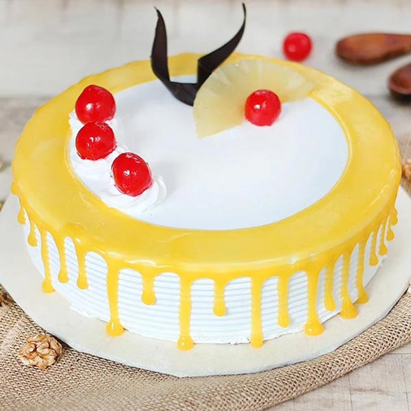 Send Creamy Cherry Pineapple Cake  Online