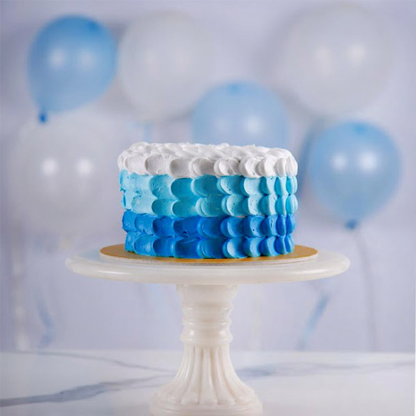 Send Creamy Ocean Designer Vanilla Cake Online