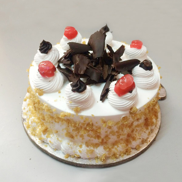Send Creamy White Forest Cake Online
