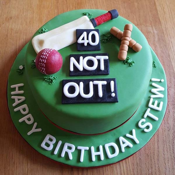 Send Cricket Themed Cake Online