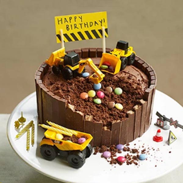 Send Customized Digger Cake for Engineers Online