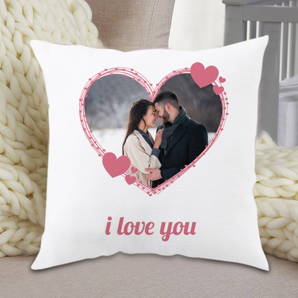 Send Cute Personalized Cushion for Valentines Day Online
